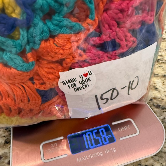 Crochet crop sleeve semi sheer sweater SZ S/M - Picture 9 of 9